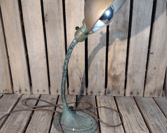 Antique Gooseneck Desk Lamp
