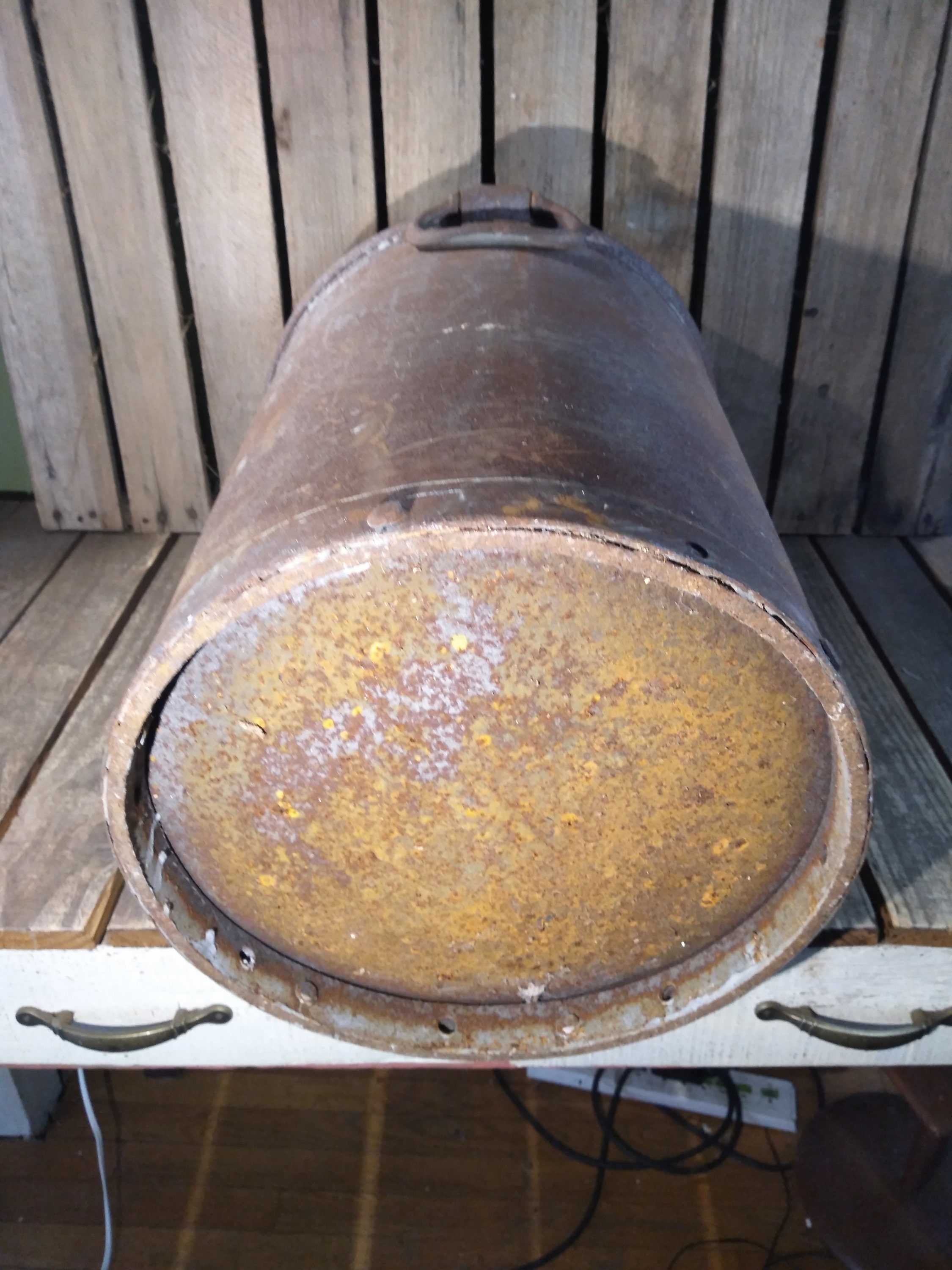 Antique Rusty Milk Can - Etsy