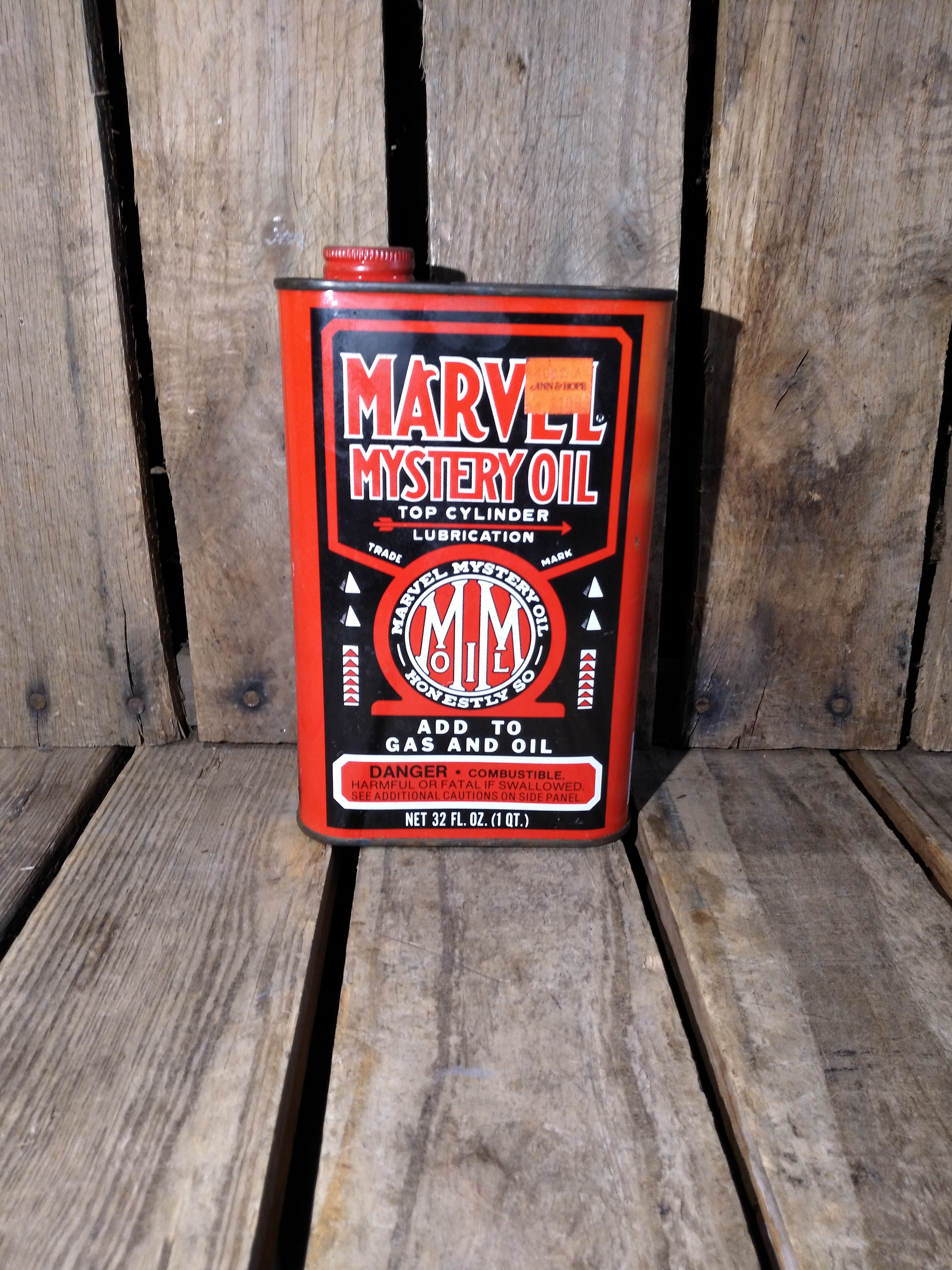 Vintage Mystery Marvel Oil Can - Etsy