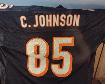 Vintage Reebok NFL Cincinnati Bengals Chad Johnson #85 Jersey XL