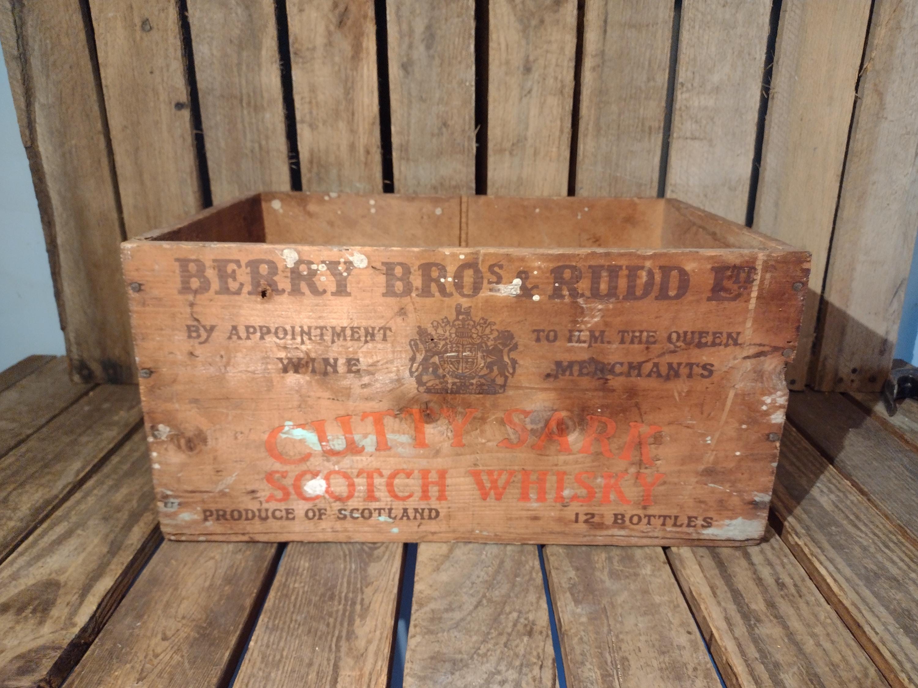 Vintage Berry Bros and Rudd Whiskey Crate - Etsy