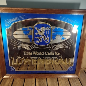 Vintage Lowenbrau Beer Sign