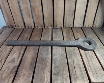 Large Antique Hand Forged Wrench