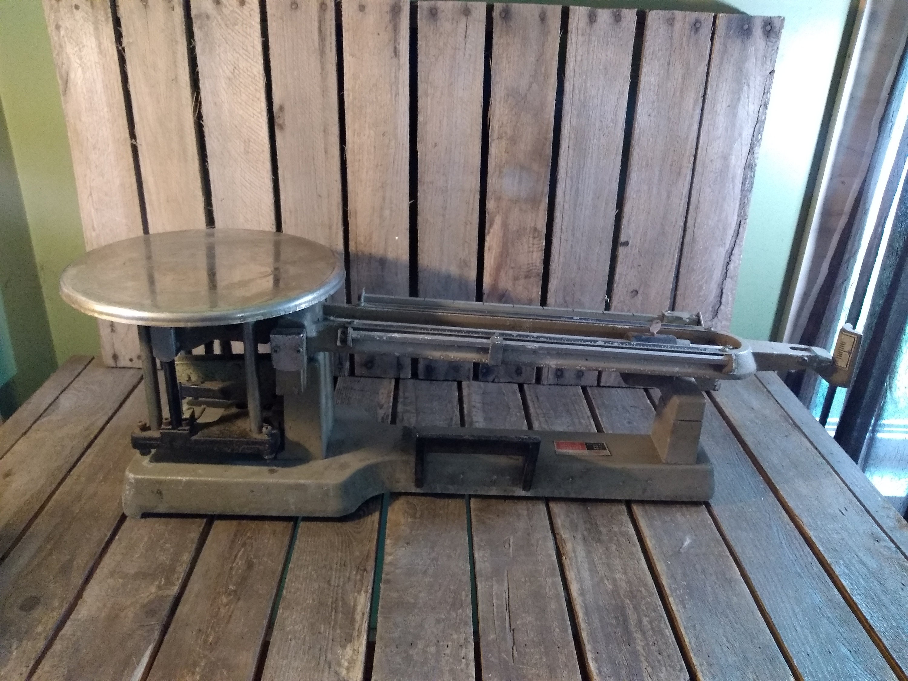 Large Distressed Scale, Vintage Rusty Wornout Scale, Decor or Parts ...