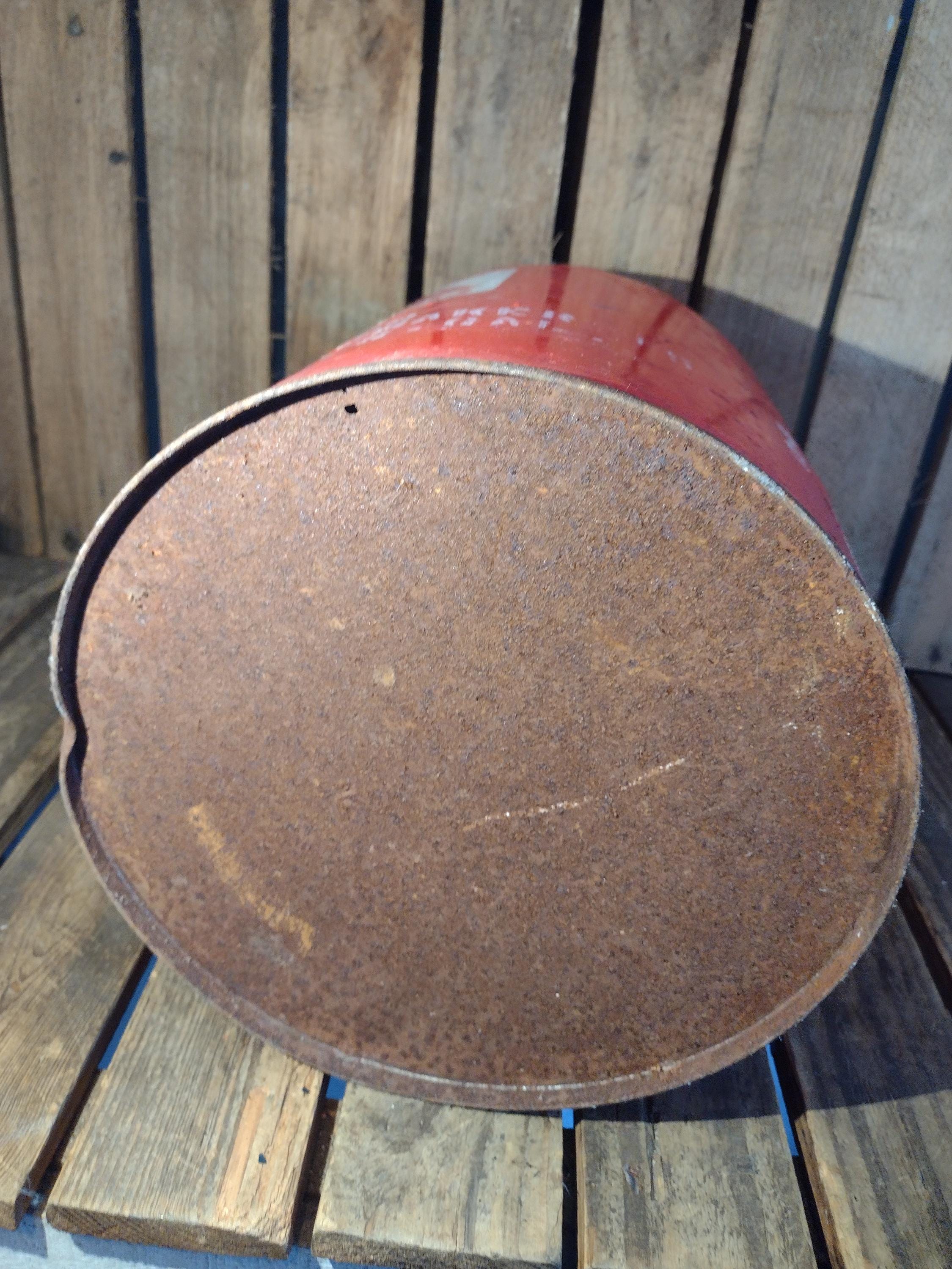 Vintage Citco 5 Gallon Can, Rusty Red Oil Can, Metal Oilcan, - Etsy
