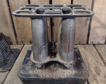 Antique Taylor & Boggis Summer Girl Stove: Rare Cast Iron Camping