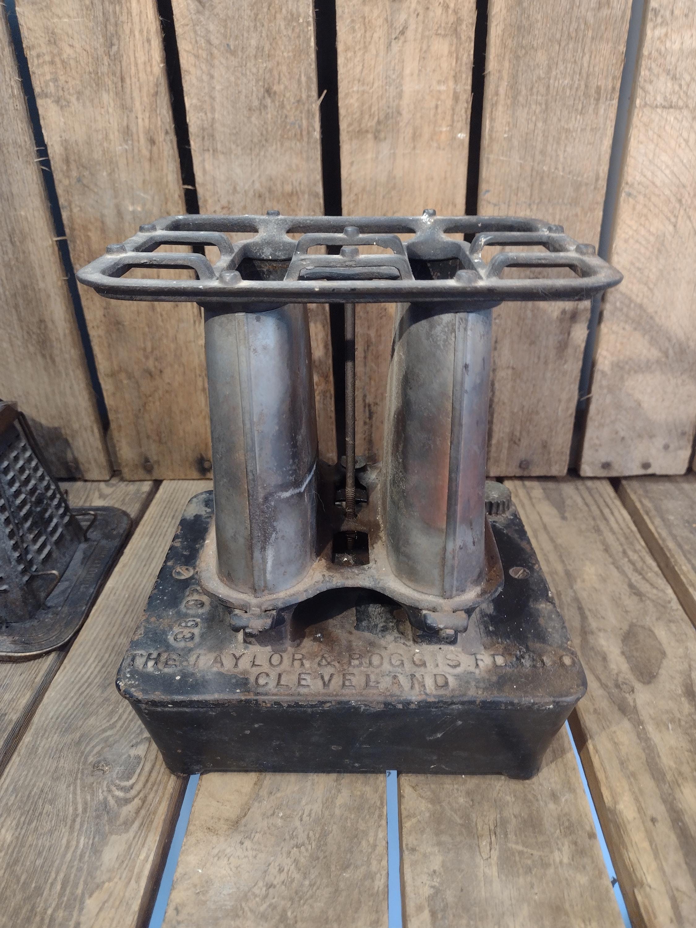 Antique Taylor & Boggis Summer Girl Stove: Rare Cast Iron Camping