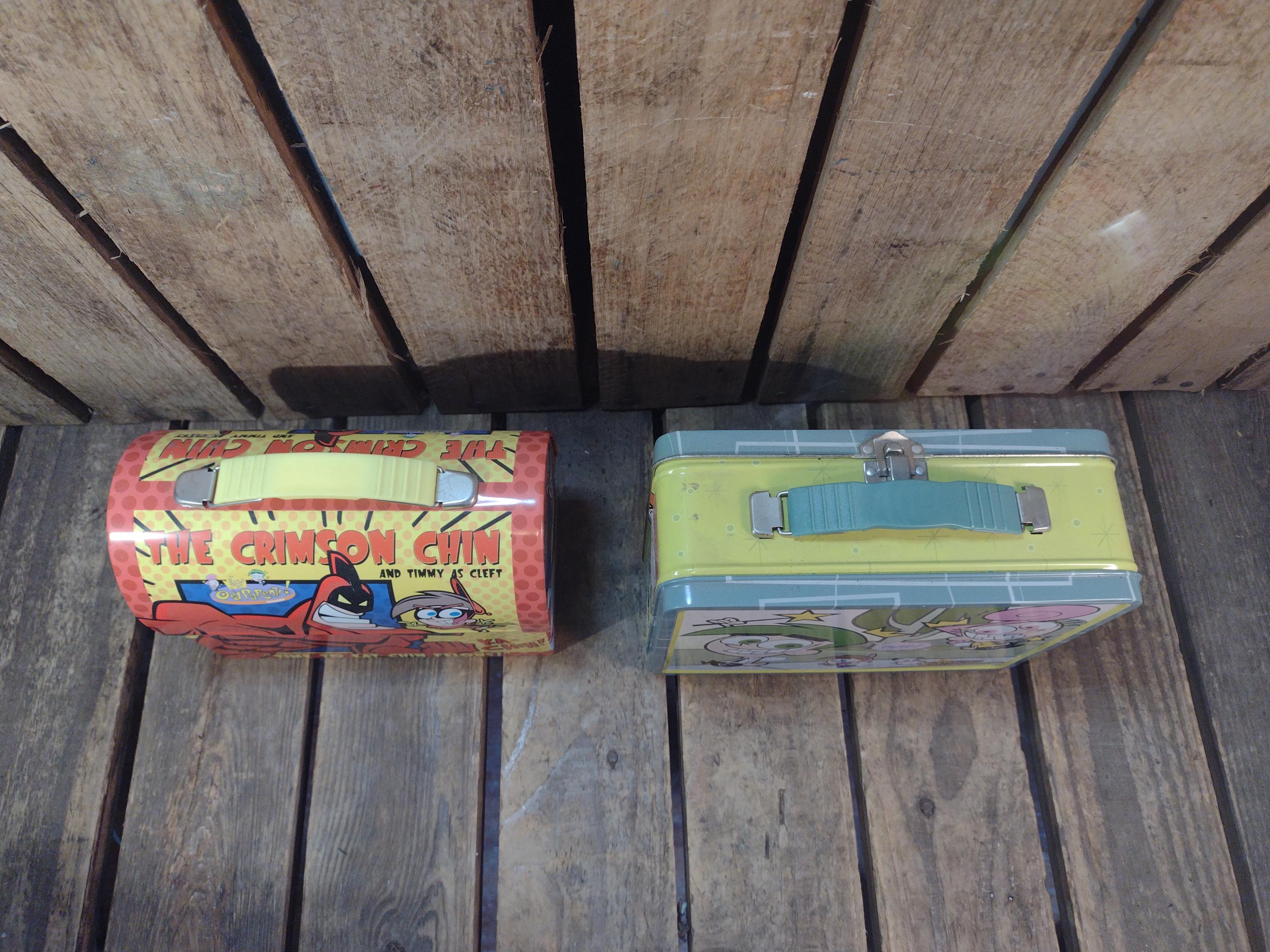 Nickelodeon Fairly Oddparents Metal Lunchbox Set – Crimson Chin