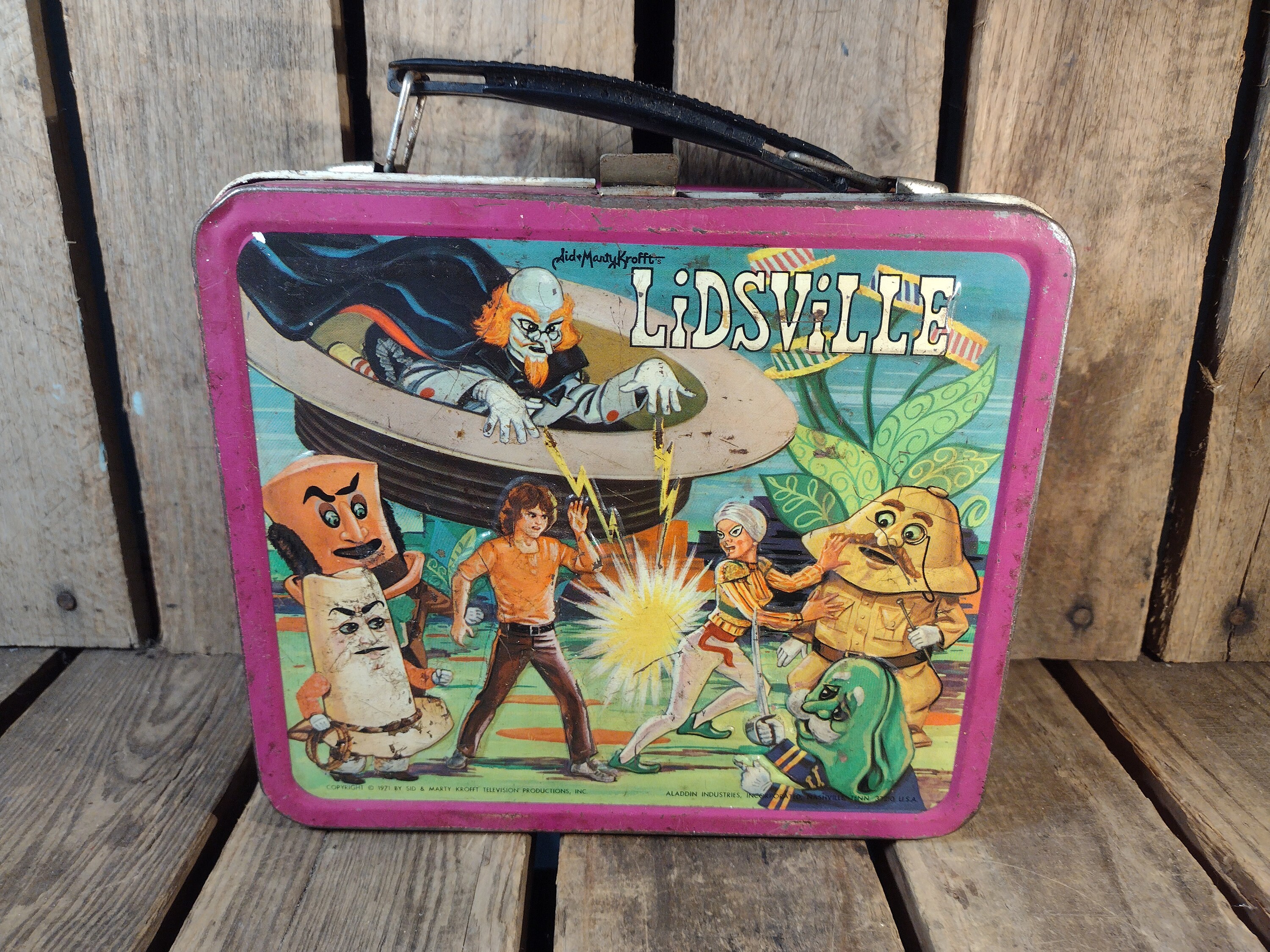 LiDSViLLE ブリキランチボックス 1971 **超レア** LiDSViLLE ブリキランチボックス 1971 **超レア**