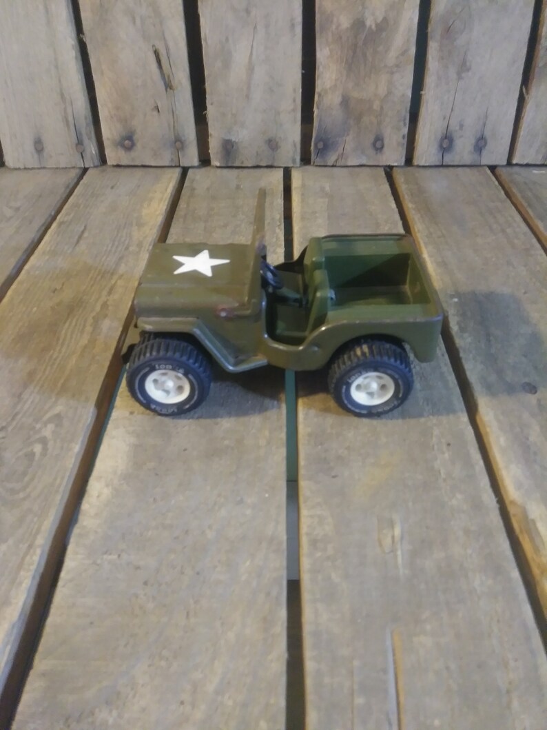 vintage tonka army jeep