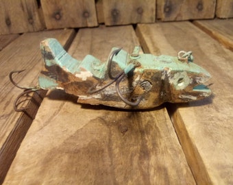 Homemade Folk Art Fishing Lure