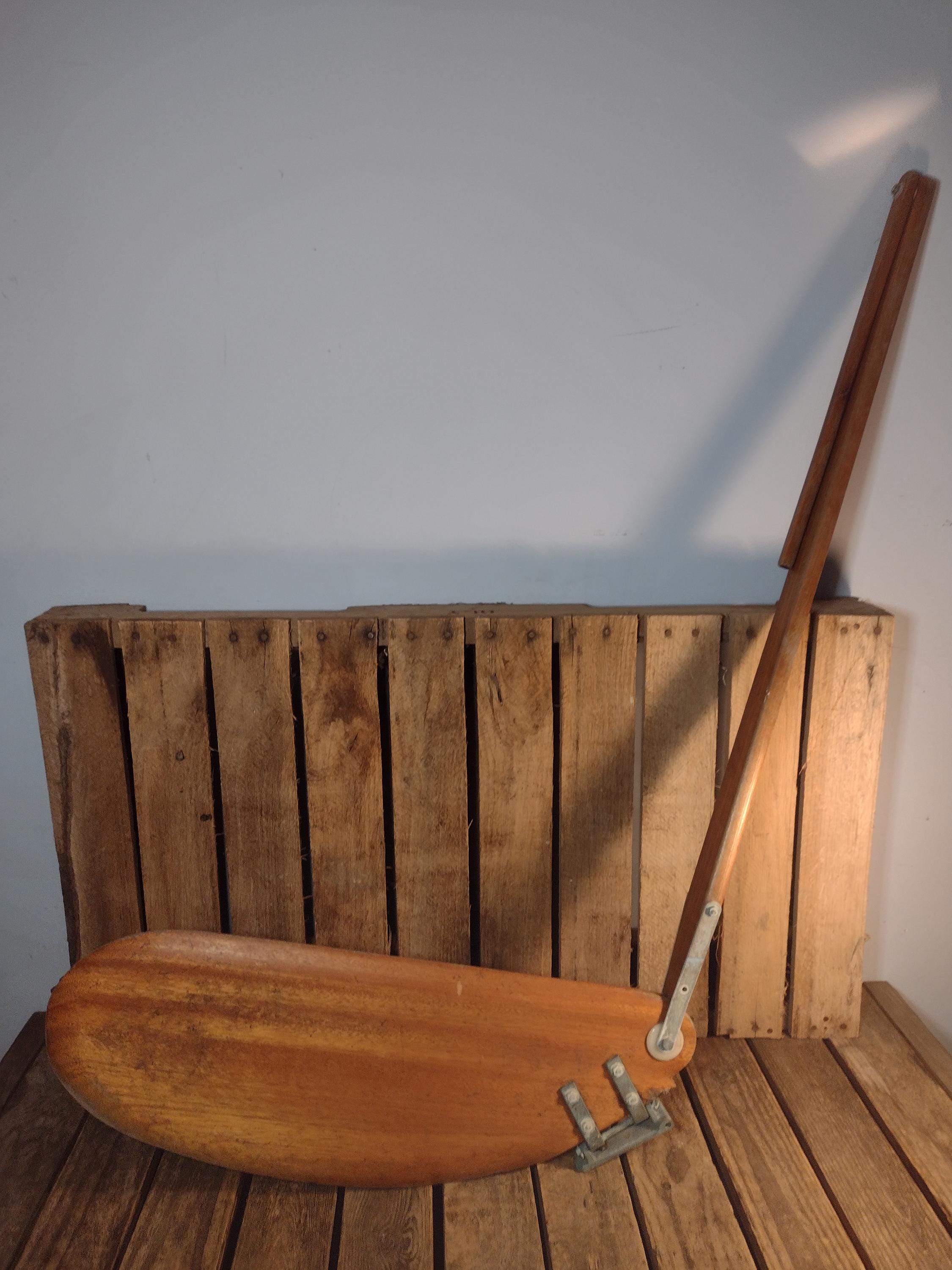 Fishing Boat Rutter Wood Boat Rudder With Folding Tiller Handle – Nautical Decor Piece - Etsy
