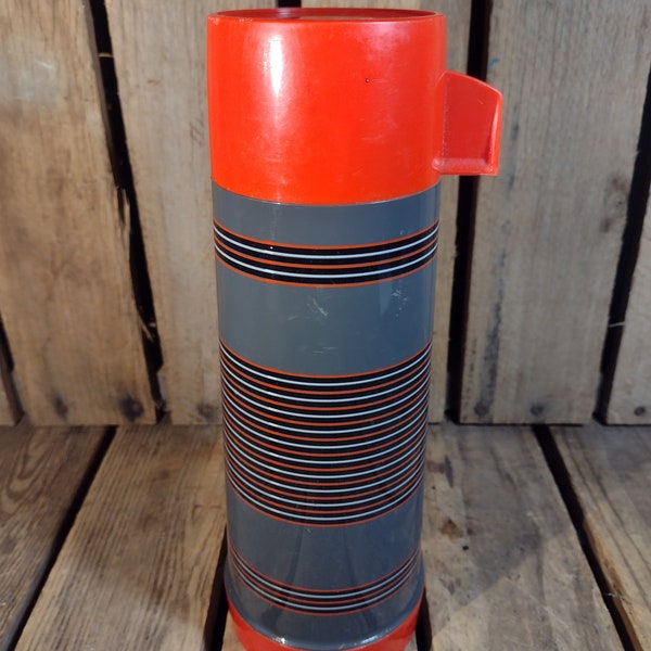 Vintage Stripped Thermos