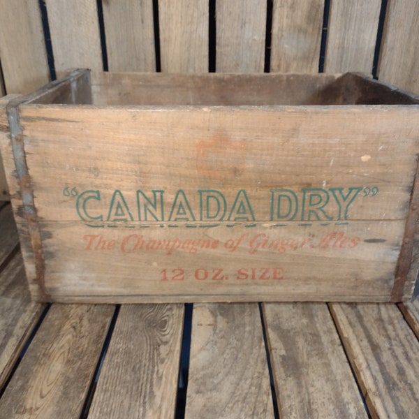 Canada Dry Crate Etsy