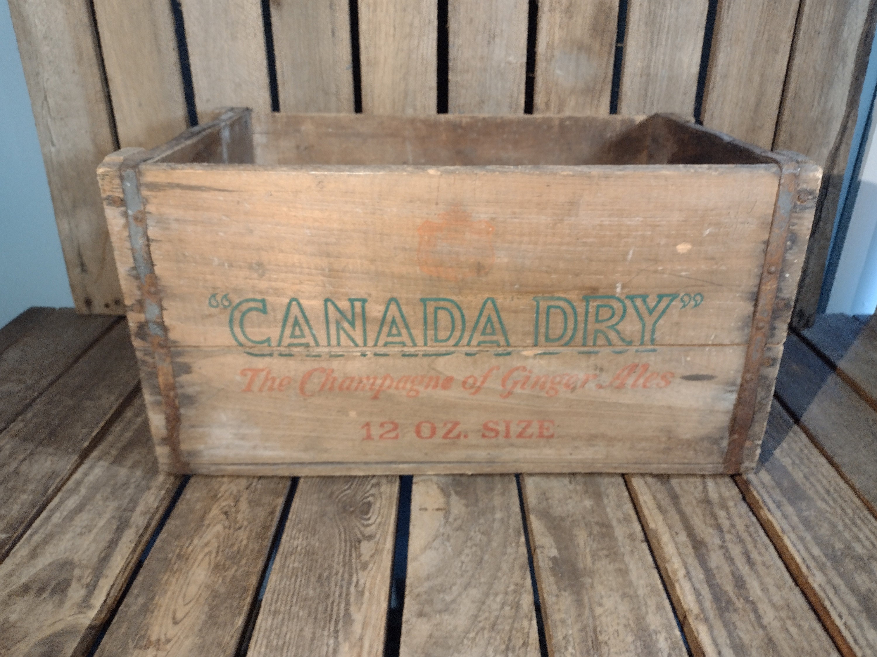 Vintage Canada Dry Wooden Crate - Etsy 日本 Vintage Canada Dry Wooden Crate - Etsy 日本
