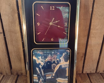 Vintage Working Bruins Clock