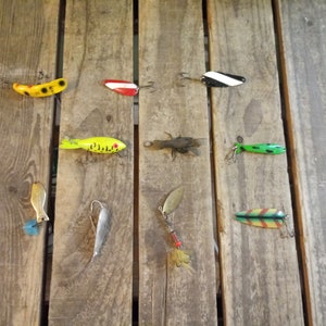 10 Vintage Fishing Lures