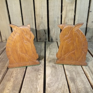 Vintage Horse Bookends