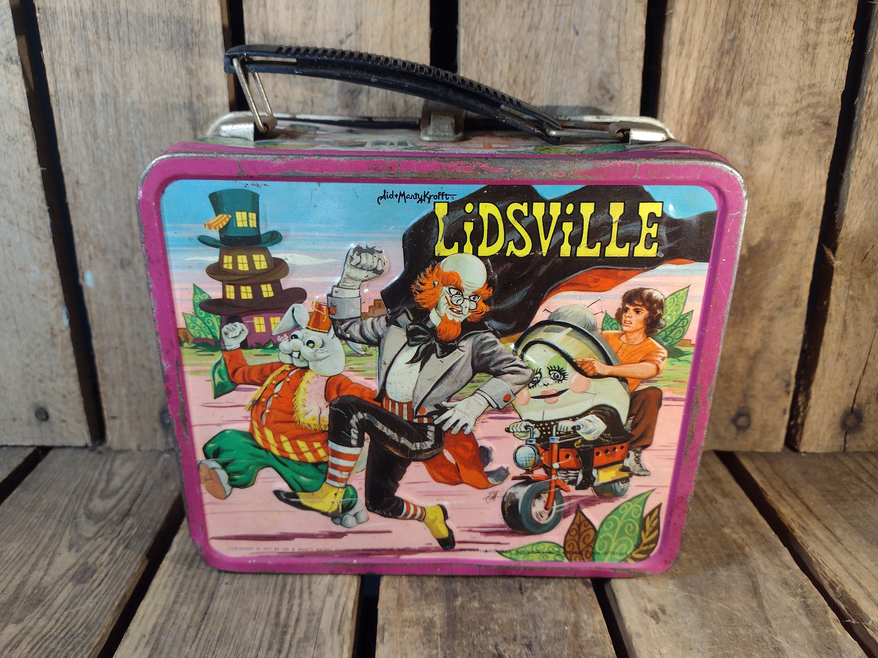 Vintage Lidsville Lunchbox No Thermos - Etsy