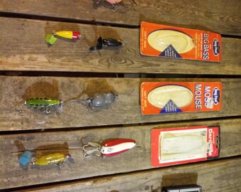 Lot de 25 leurres anciens / collection - Collection