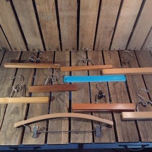8 Vintage Clothes Hangers