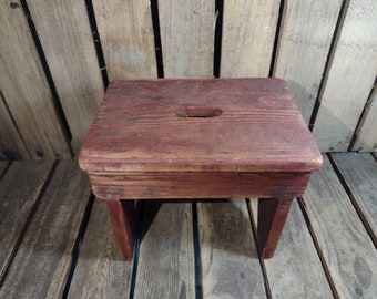 Small Vintage Wooden Stool