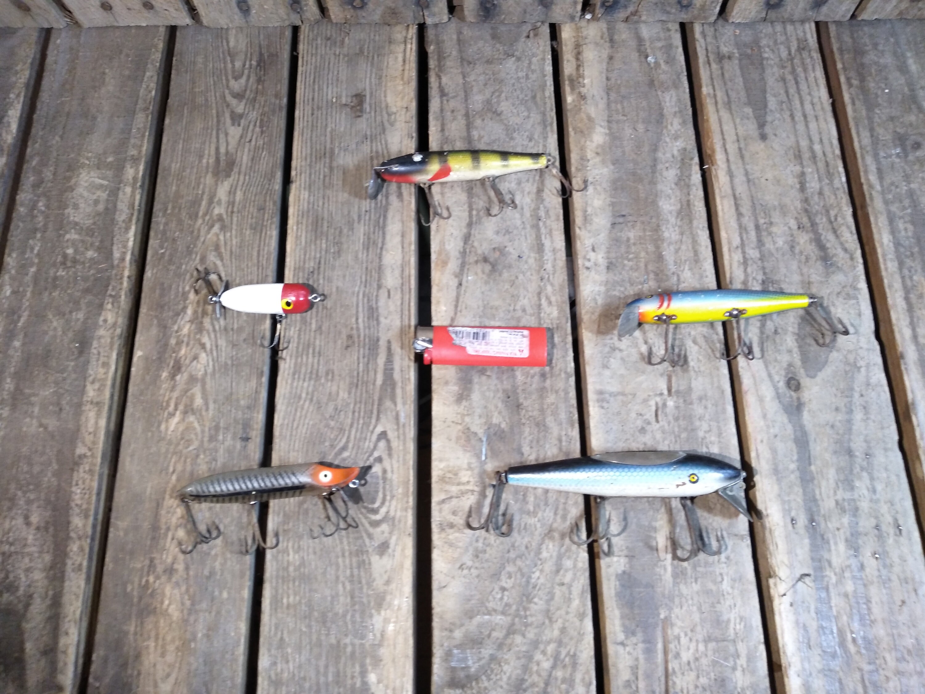 Set of 5 Vintage Fishing Lures – Classic Tackle Collectibles