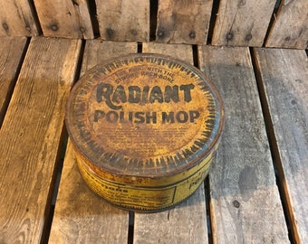 Rusty Radiant Mop Polish Tin