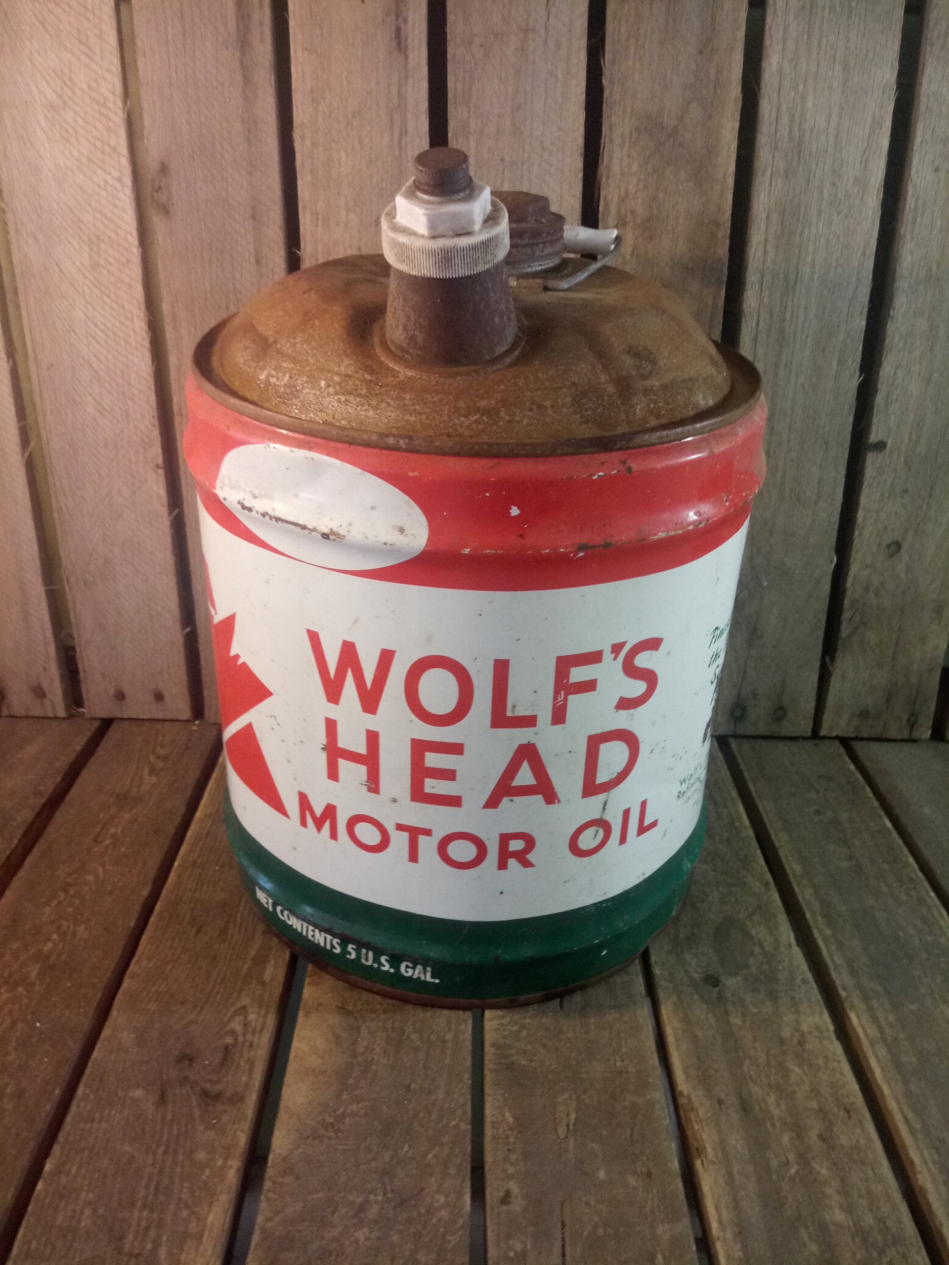 1970's WOLF'S HEAD ウルフズヘッド フェデラル アドマグ オイル