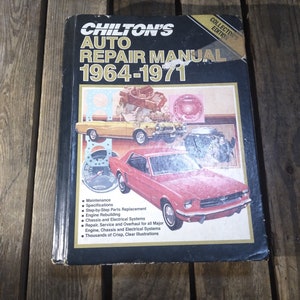 Vintage Auto Repair Manuel