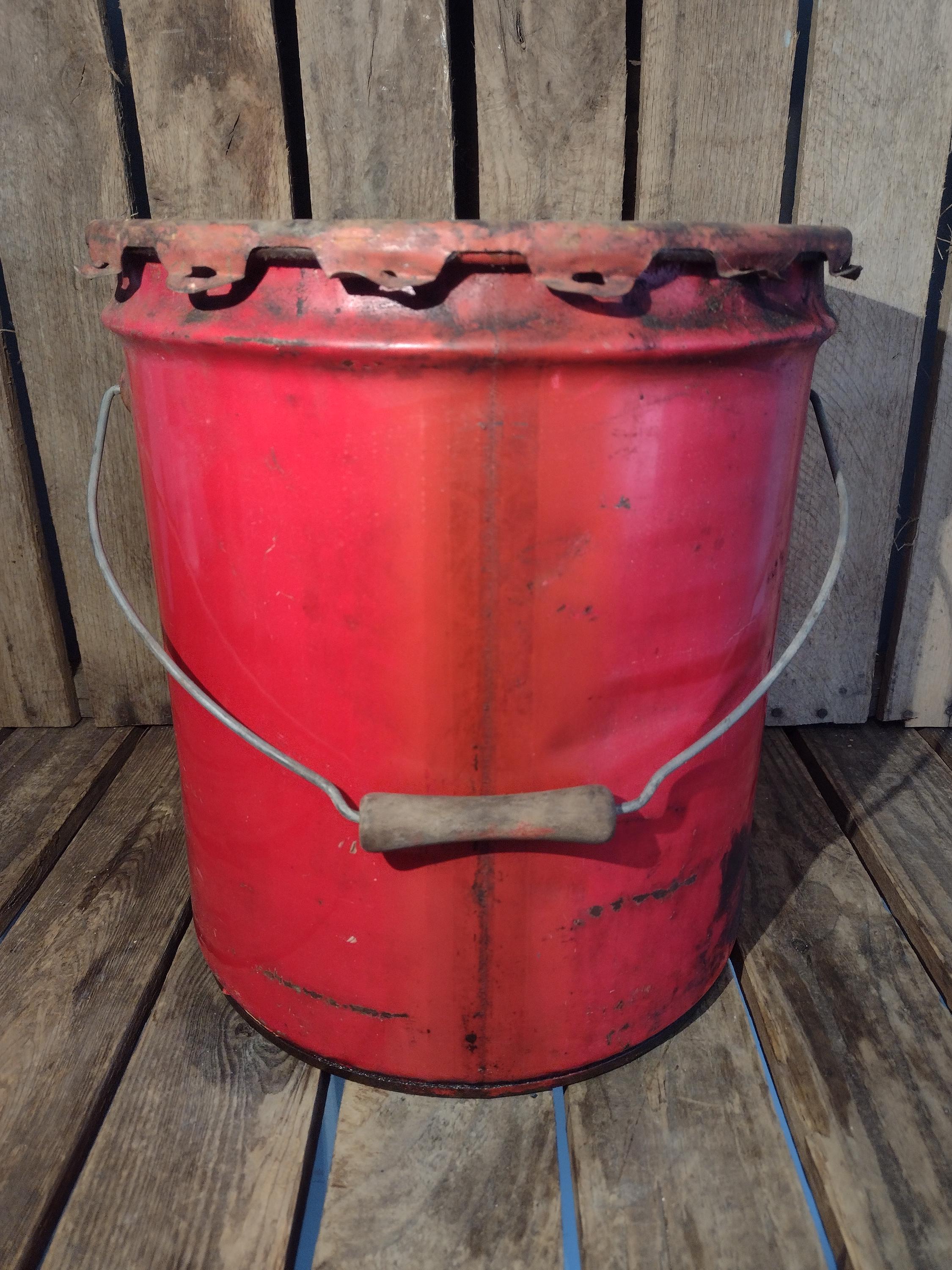 USA VINTAGE CITGO 5ガロン缶 Vintage Citco 5 Gallon Can, Rusty Red Oil Can, Metal Oilcan, - Etsy