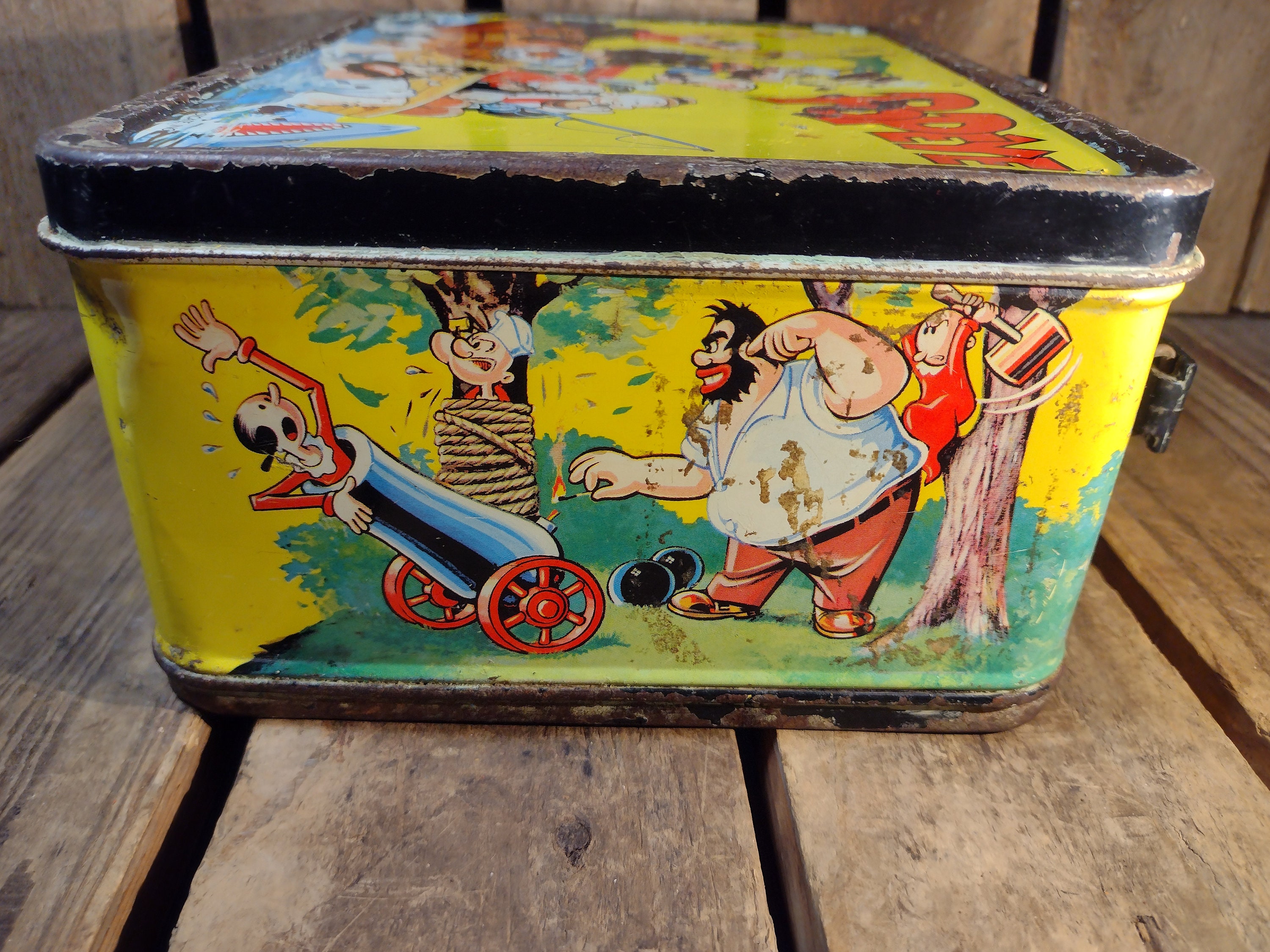Vintage Popeyes Lunchbox No Thermos - Etsy