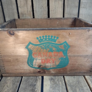 Canada Dry Crate - Etsy Canada Dry Crate - Etsy