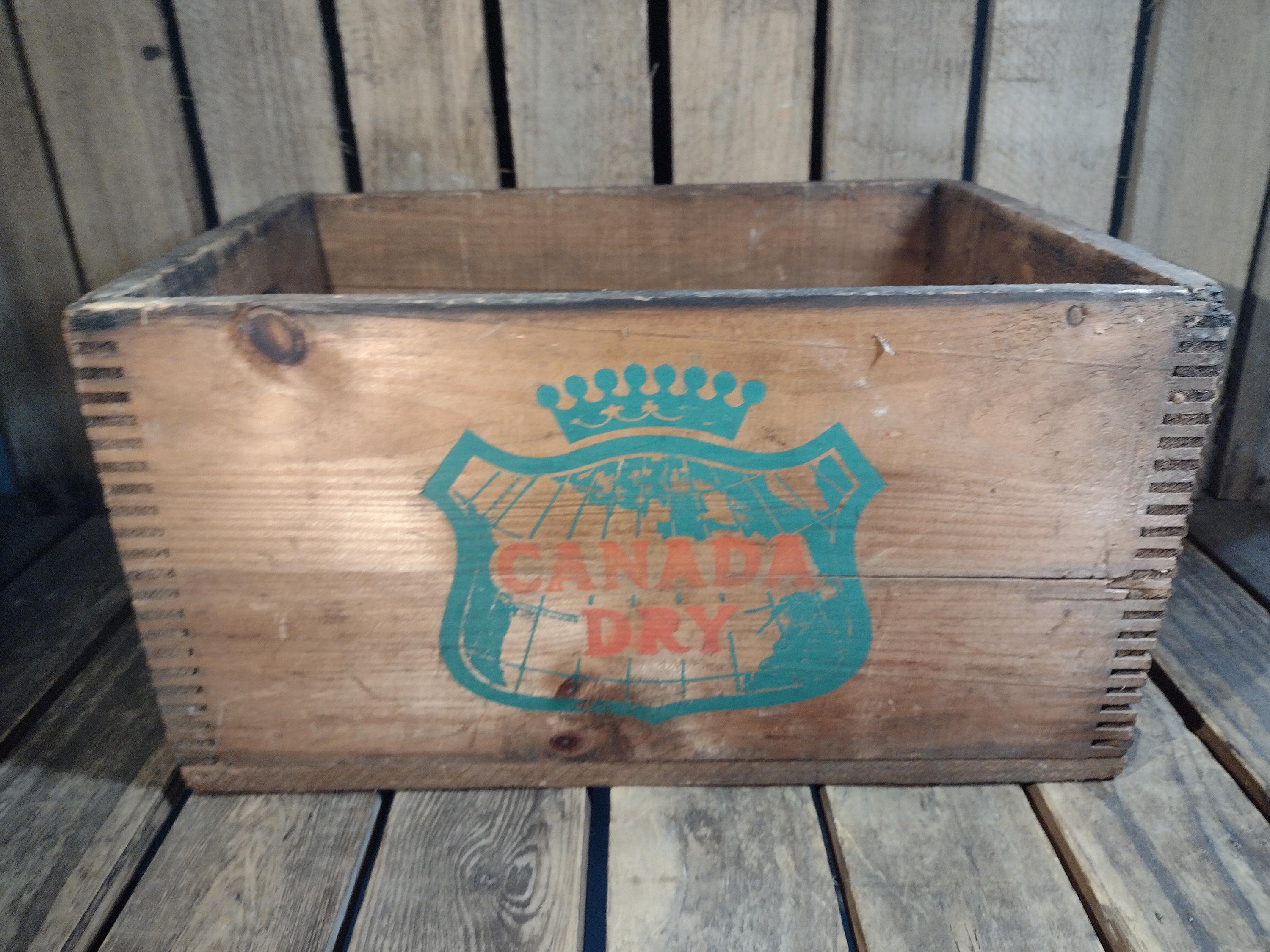 Vintage Canada Dry Crate - Etsy