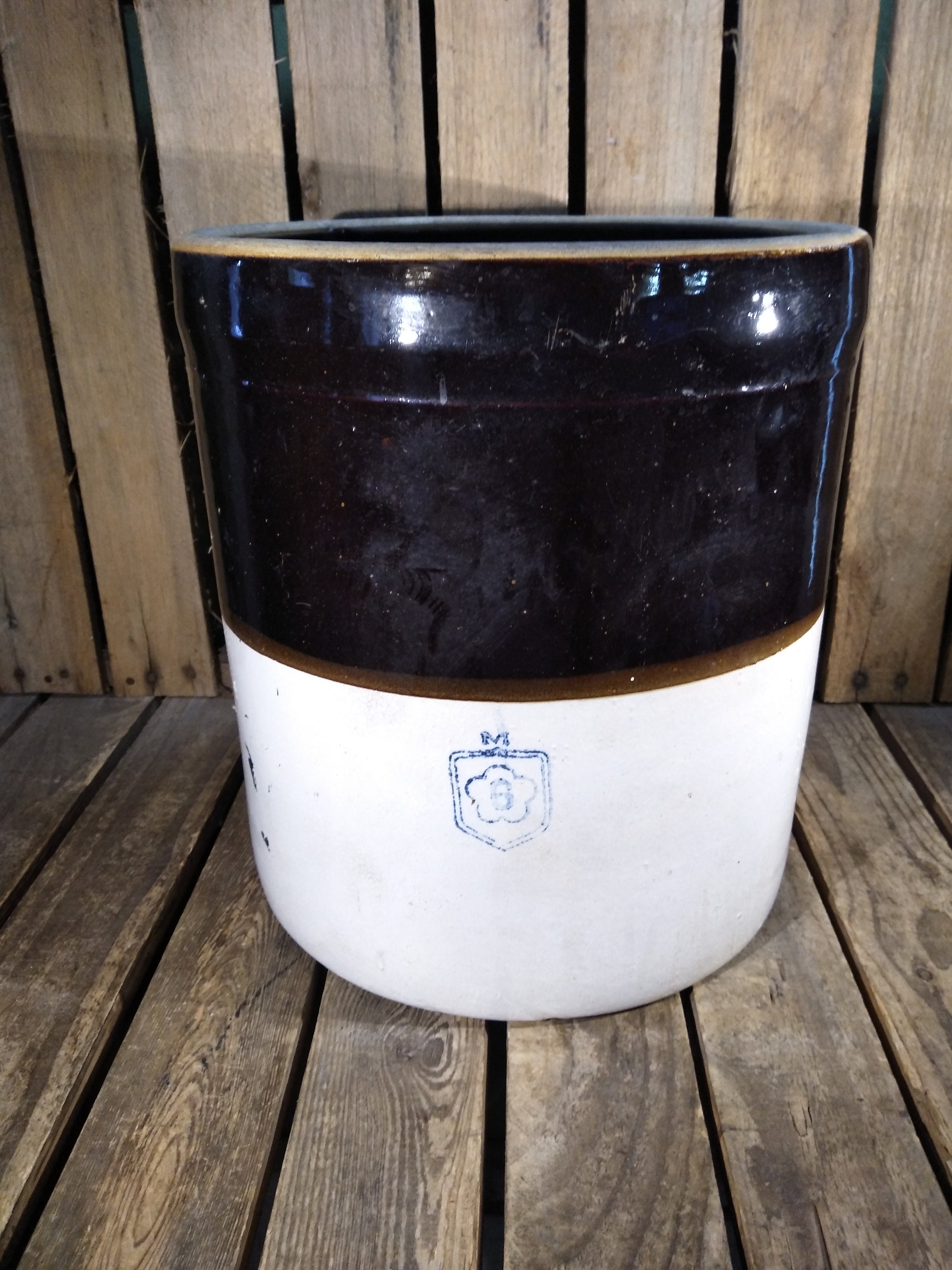 Antique 6 Gallon Crock Etsy
