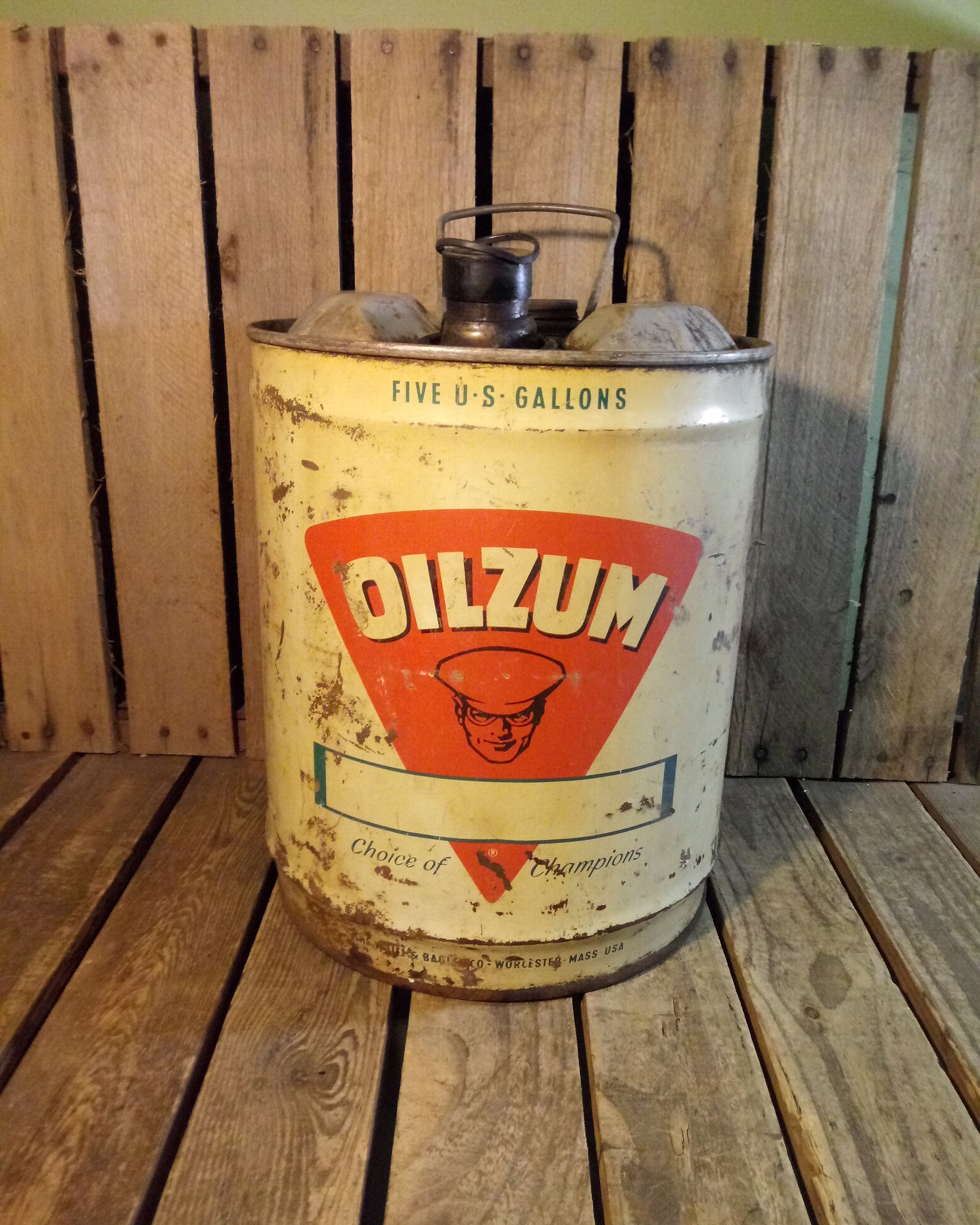 Vintage Oil Can Etsy