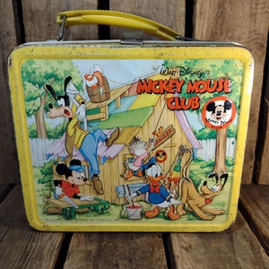 Vintage Mickey Mouse Club Lunchbox No Thermos