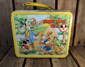 Vintage Mickey Mouse Club Lunchbox No Thermos - Etsy