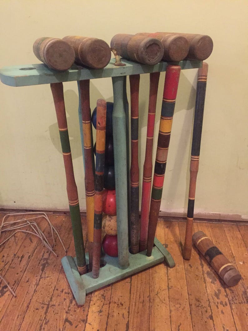 Vintage Croquet Set Image 0