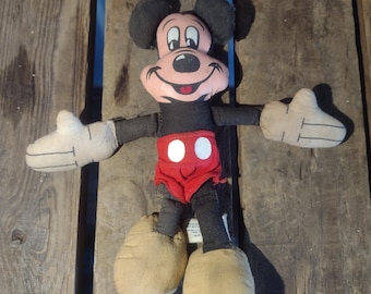 Small Vintage Mickey Mouse Doll