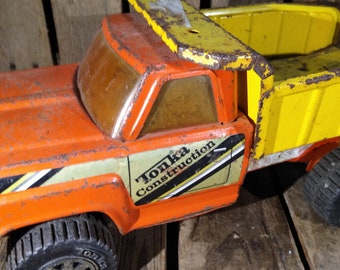 Camion Tonka ANCIEN VINTAGE 60'S Jeux Jouet Ciment En Métal