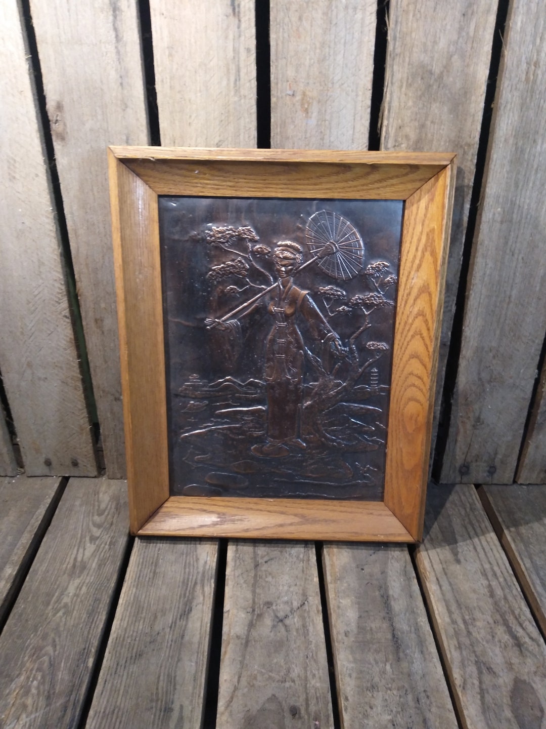 Vintage Copper Art Etsy