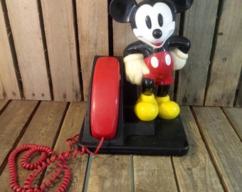 Vintage Mickey Mouse Telephone