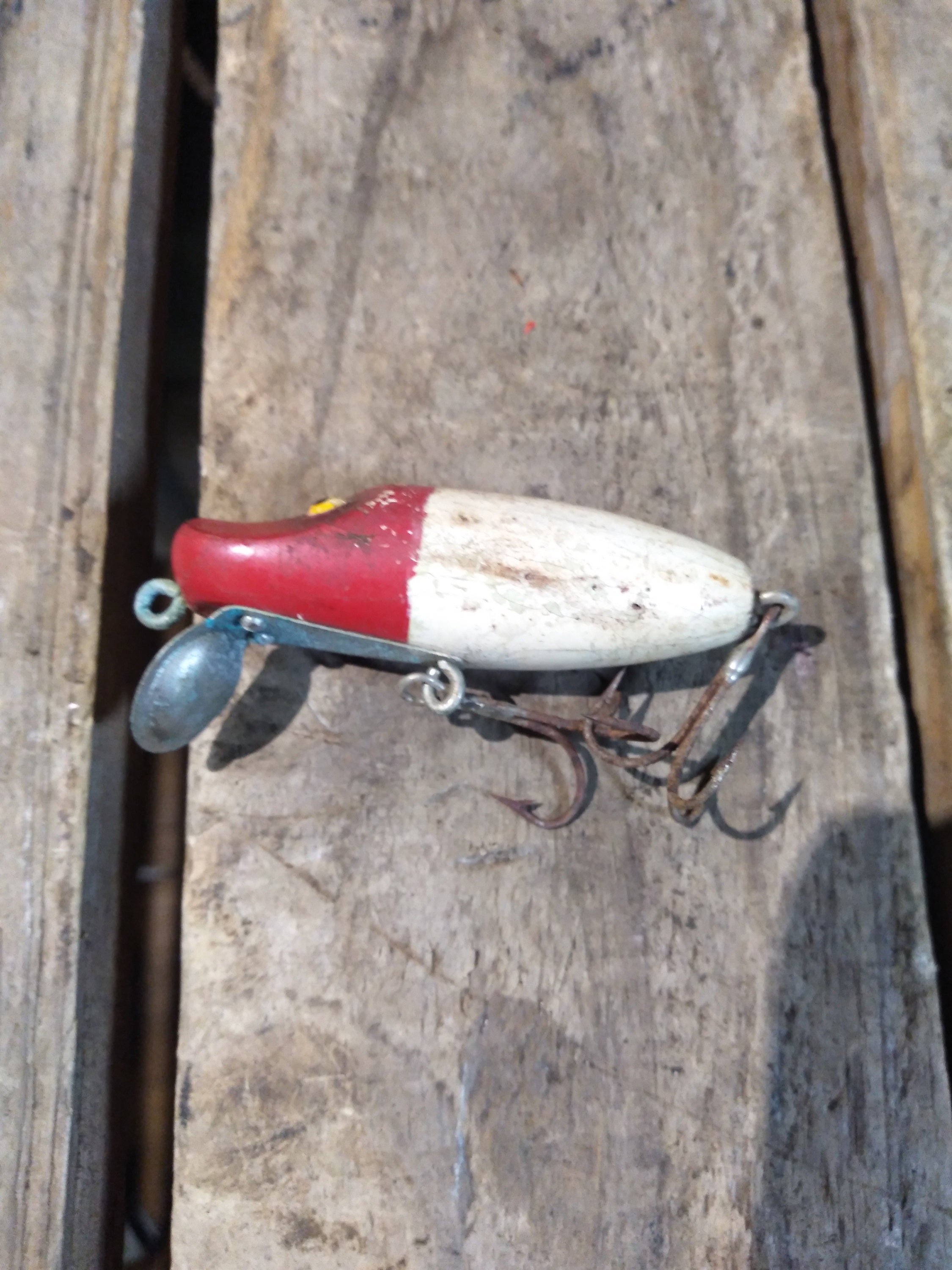 Vintage Wooden Fishing Lure -  New Zealand