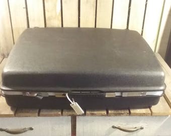 Vintage zwarte koffer