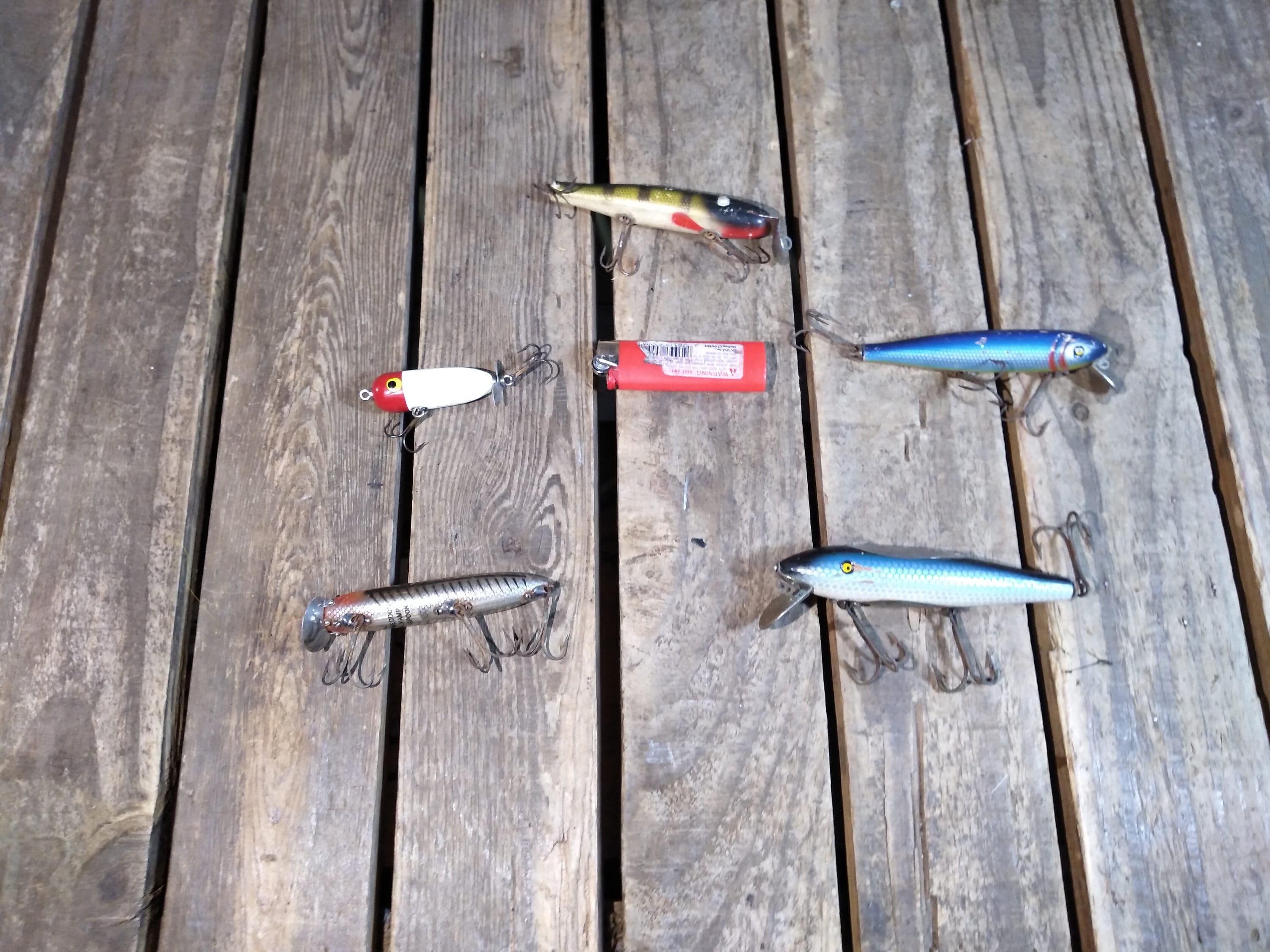 ルアー・フライ Old Fishing Lures & Tackle 5th Edition Old Fishing Lures & Tackle 5th Edition Set of 5 Vintage Fishing