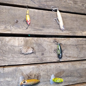 6 Vintage Fishing Lures