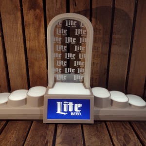 Vintage Miller Lite Bar Back Bottle Stand