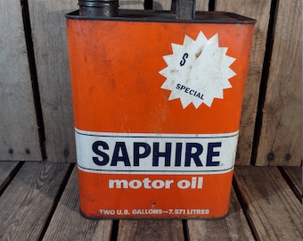 Vintage 10 Gallon Jenney Oil Can: Metal Farmhouse Decor - Etsy
