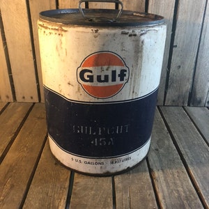 C1940s Gulfwax Gulf Wax Paraffine for Preserving Gulf Oil Corp. Gulf  Refining Co. Pittsburgh, PA., Gas Station Decor, Fruit Jar Canning Jar -   Denmark